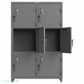 STRONG HOLD Locker 48 W 24 D 75 H Assembled, 804U67