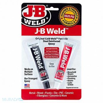 J-B WELD Epoxy Adhesive Tube 1 1 Mix Ratio, 2UV83
