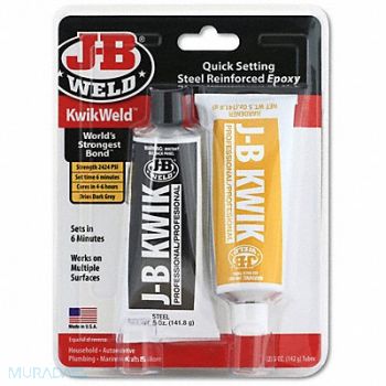 J-B WELD Epoxy Adhesive Tube 1 1 Mix Ratio, 14G802