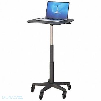 AFC INDUSTRIES Laptop Cart Black 25 H x 24 W 25 lb., 52AY30