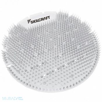 ABILITY ONE Urinal Screen Deodorizer 1.25lb Wht PK6, 798LG6