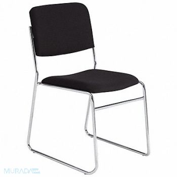 OKLAHOMA SOUND Stacking Chair 300 lb Wt. Cap. Assembled, 415M76