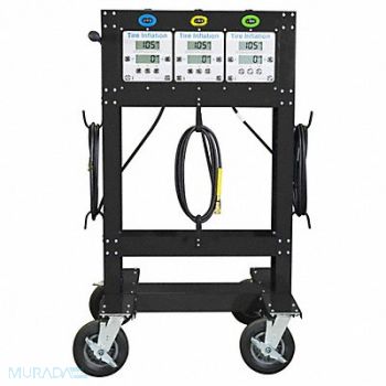 HALTEC Tire Inflator Black 3 Tires, 32HE95