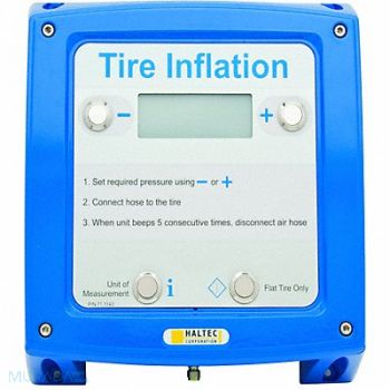HALTEC Tire Inflator 1/4-18 NPT Blue, 32HE93