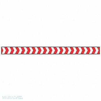 GRAINGER APPROVED Barricade Tape Red/White 180 ft x 2 In, 8A165
