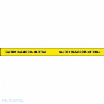 GRAINGER APPROVED Barricade Tape Yellow/Black 180ft x 2 In, 8A388