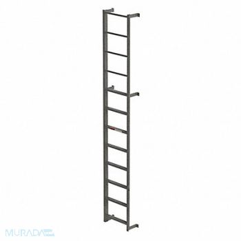 GRAINGER APPROVED Side Step Dock Ladder 8 Steps 144 In, 8A535