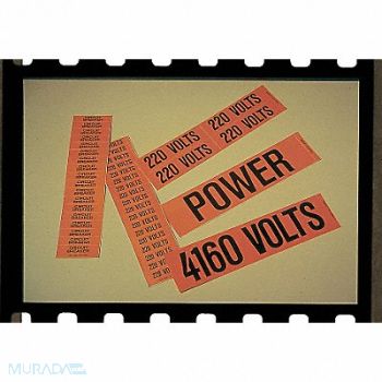 STRANCO INC Conduit/Voltage Marker 208 Volts PK5, 8AAD1