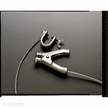 GRAINGER APPROVED Grounding Wire C-Clp Hand Clp 3ft, 8AAM2