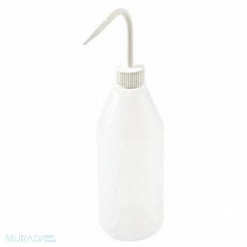 DYNALON Wash Bottle 500mL Std Spout Plastic PK5, 8ACL7