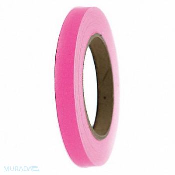ROLL PRODUCTS Masking Tape 1 W 60 yd L Pink, 8AD24
