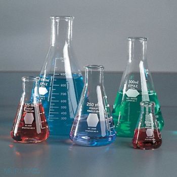 KIMBLE KIMAX Erlenmeyer Flask Starter Pack PK5, 8AKF9