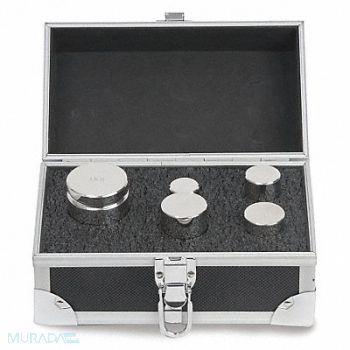 TROEMNER Weight Kit Cylndr 1kg/100g 316 SS Class4, 8AL03