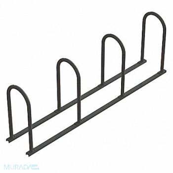 MADRAX Bike Rack 2-Sided 8-Bike Black/Silver, 8ANC0