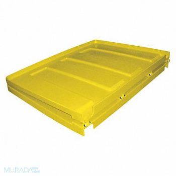 GRAINGER APPROVED Truck Lid Yellow Fits 45-9/10 cu ft., 8ANM6
