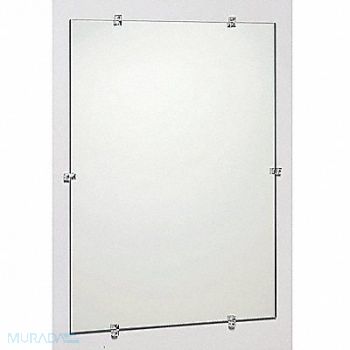 SEE ALL INDUSTRIES Frameless Mirror 72 in W 36 in H, 9PVJ7