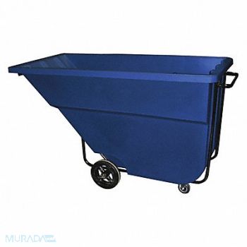 GRAINGER APPROVED Tilt Truck Medium-Duty 1-1/8 cu yd Blue, 8ANZ9