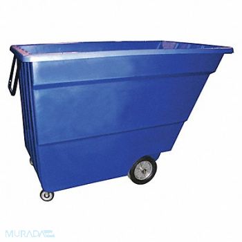 GRAINGER APPROVED Tilt Truck Light-Duty 1-3/4 cu yd. Blue, 8AP21