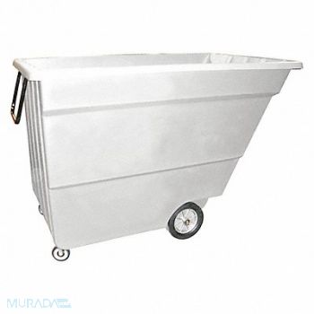 GRAINGER APPROVED Tilt Truck Light-Duty 1-3/4 cu yd White, 8AP23