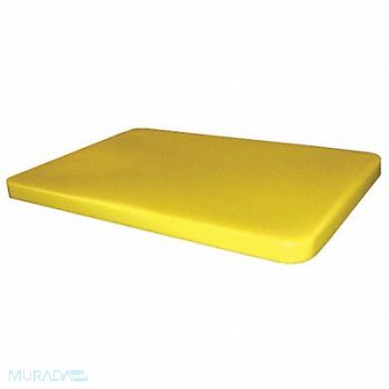 GRAINGER APPROVED Cube Truck Lid Yellow Fits 10 cu ft., 8ARC9