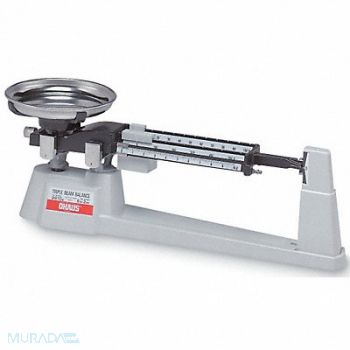 OHAUS Triple Beam Balance SS Pltfrm 610g Cap., 8TNK7
