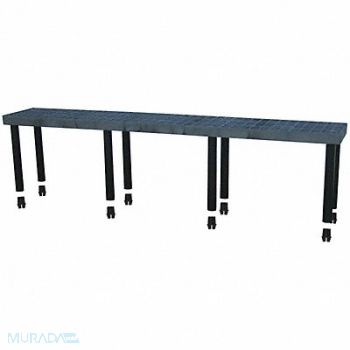 STRUCTURAL PLASTICS Plastic Shlving Open Add-On 24 H 1 Shelf, 8AZE4