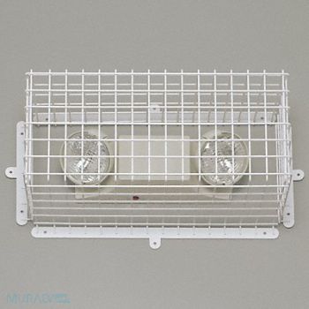 SAFETY TECHNOLOGY INTERNATIONAL Wire Guard Steel White 24 1/2 Emrg Sign, 8C246