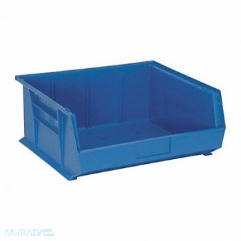 QUANTUM STORAGE SYSTEMS F0607 Hang and Stack Bin Blue PP 7 in, 8C319