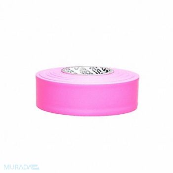 PRESCO PRODUCTS CO Taffeta Flagging Tape Pnk 300ft 1-3/16In, 8C629
