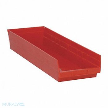 QUANTUM STORAGE SYSTEMS F0623 Shelf Bin Red Polypropylene 4 in, 8C927