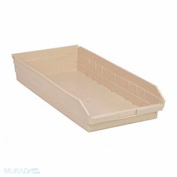 QUANTUM STORAGE SYSTEMS F0624 Shelf Bin Ivory Polypropylene 4 in, 8C961