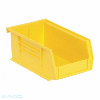 QUANTUM STORAGE SYSTEMS F0599 Hang and Stack Bin Yellow PP 3 in, 8CA59