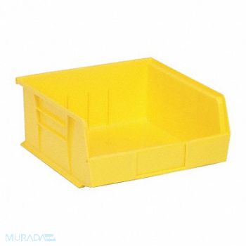 QUANTUM STORAGE SYSTEMS F0603 Hang and Stack Bin Yellow PP 5 in, 8CA73