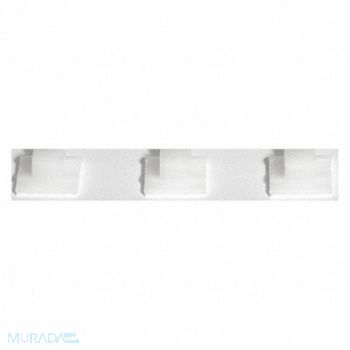 BULLARD Fire Fighting Goggle Clip White Nylon, 8CCW6