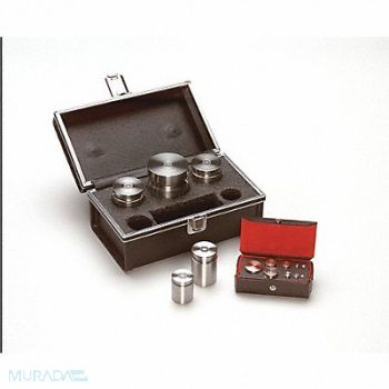 TROEMNER Weight Kit Cylndr/Leaf 5000g/1mg ClassF, 8CMZ6