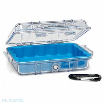PELICAN Micro Case Blue 6.82 x 4.75 x 2.12 In, 8CWL1