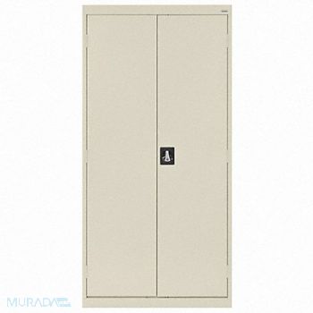 SANDUSKY Storage Cabinet 72 x36 x18 Putty 4Shlv, 9HYT4