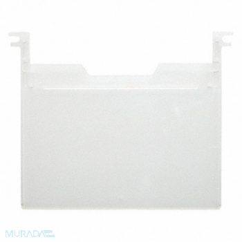 QUANTUM STORAGE SYSTEMS Label Holder Clr Transparent Pocket PK6, 8DA36