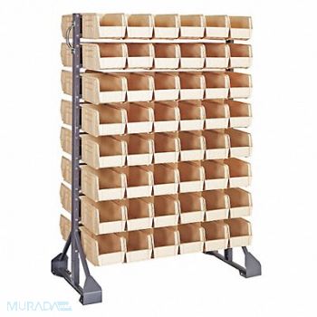 QUANTUM STORAGE SYSTEMS E1536 BinRailFlrRck 20inx54inx36in LdCp 100lb, 8DAJ0