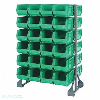 QUANTUM STORAGE SYSTEMS E1537 BinRailFlrRck 20inx54inx36in LdCp 133lb, 8DAJ2