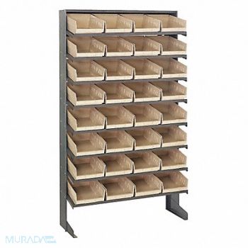QUANTUM STORAGE SYSTEMS E1547 Pick Rack 12inx60inx36in Ivory, 8DDV7