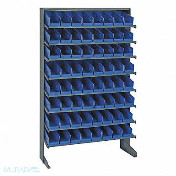 QUANTUM STORAGE SYSTEMS E1545 Pick Rack 12inx60inx36in Blue, 8DEA4