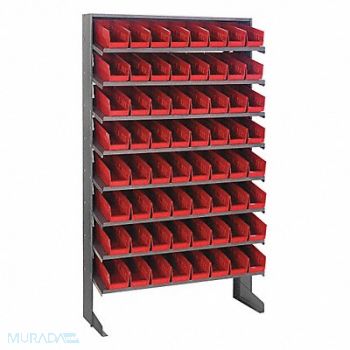QUANTUM STORAGE SYSTEMS E1545 Pick Rack 12inx60inx36in Red, 8DEA7