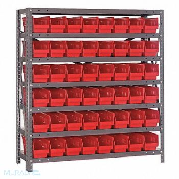 QUANTUM STORAGE SYSTEMS E1522 Bin Shlvng 18inx39inx36in Red, 8DFJ7
