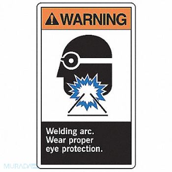 ACCUFORM Safety Label 5 inx3 1/2 in Vinyl PK5, 9KA84