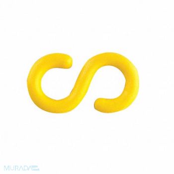 MR. CHAIN E1241 S-Hook 3 in Yellow Acetal PK10, 8DJ16