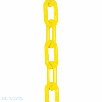 MR. CHAIN E1223 Plastic Chain 3 In x 100 ft Yellow, 8DLR8