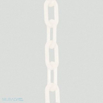 MR. CHAIN E1226 Plastic Chain 3 In x 300 ft White, 8DLR9