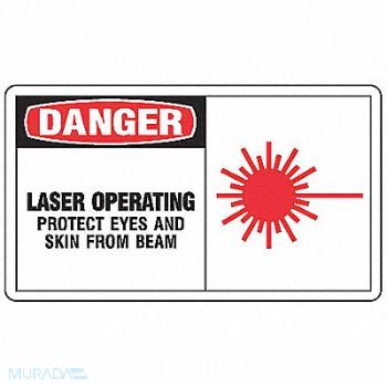 ACCUFORM Safety Label 3 1/2 inx5 in Vinyl PK5, 9LMM9