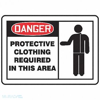 ACCUFORM Safety Label 3 1/2 inx5 in Vinyl PK5, 8NKK9